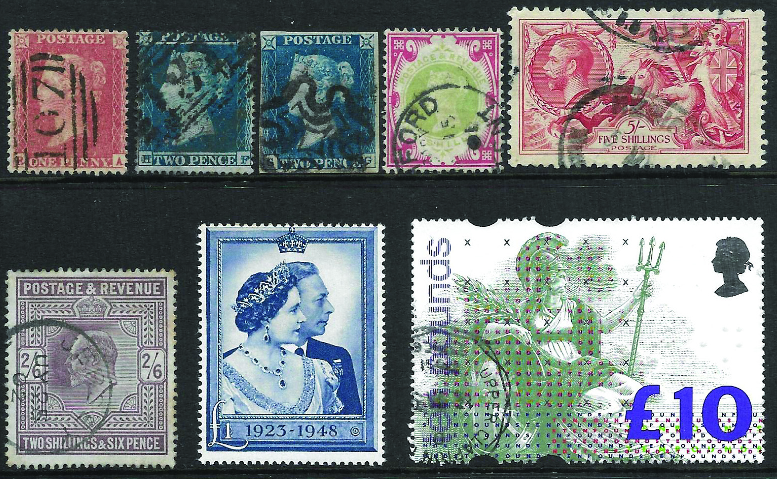 (Ref: T503A) GREAT BRITAIN BOX FILE WITH FREE 1840 2d BLUE CAT £900